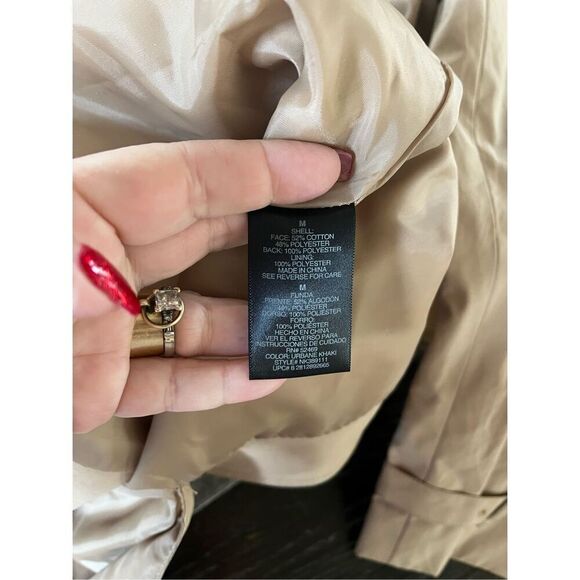 Norma Kamali Career Belted Trench in Urbane Khaki Sz M NWT - Picture 8 of 8